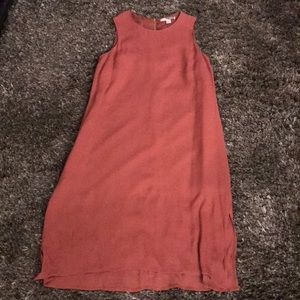 Burnt Coral Midi Dress
